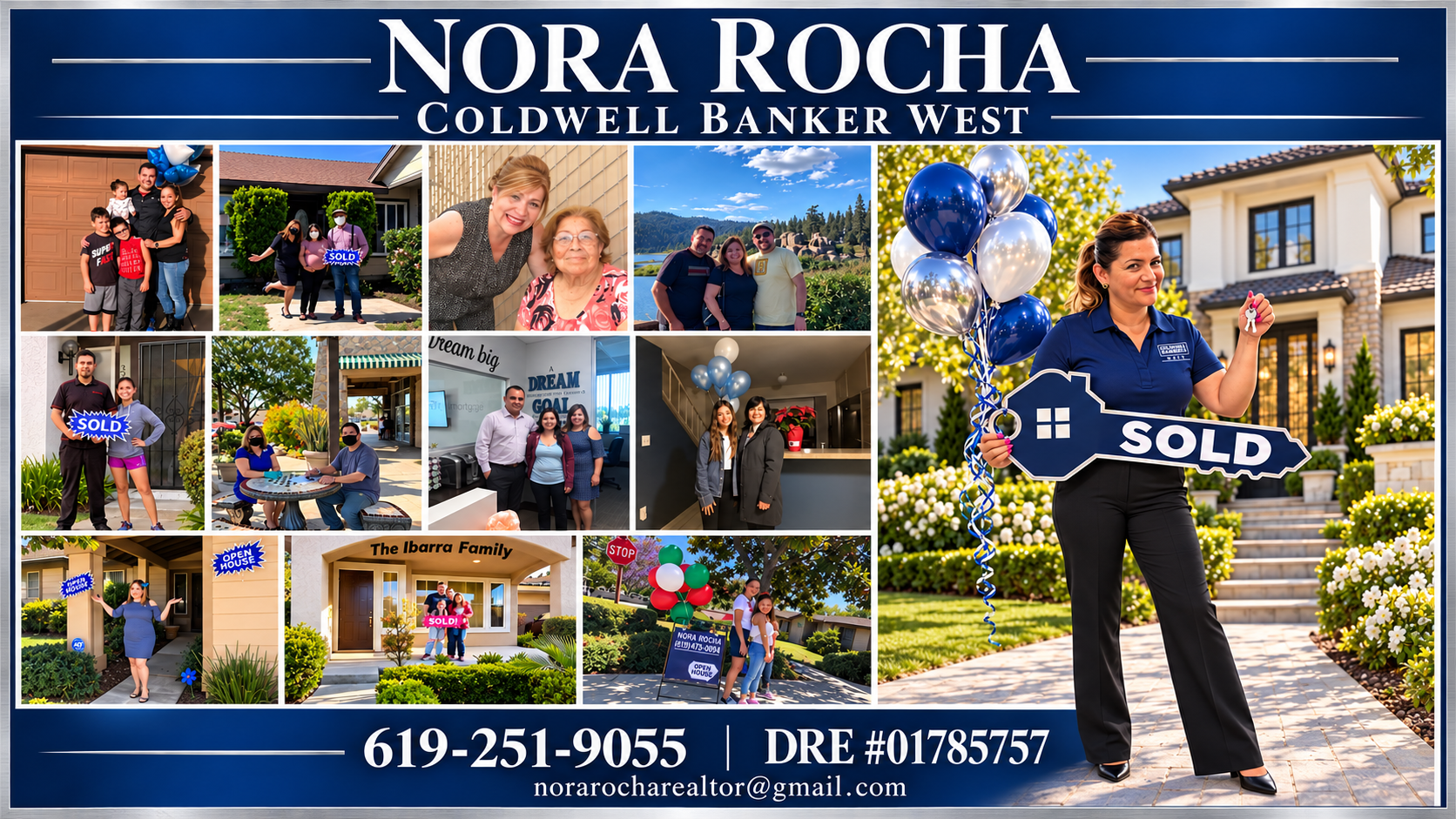 Nora with clients